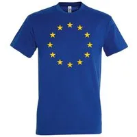 Youth Designz Print-Shirt EU Europa Flagge Herren T-Shirt mit modischem EU Sterne Aufdruck