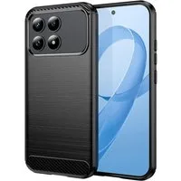 CoolGadget Handyhülle Carbon Handy Hülle für Xiaomi Poco F8 Pro 6,59 Zoll, robuste Telefonhülle Case Schutzhülle für Xiaomi Poco F8 Pro Hülle