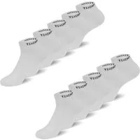 TEXEMP Sneakersocken 10 Paar Sneaker Socken Damen & Herren Baumwolle Freizeit Sport Kurz (Packung, 10-Paar, 10 Paar) Robust & Langlebig