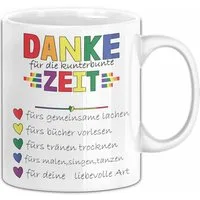 Trendation Tasse Erzieherin Abschiedsgeschenk Tasse Abschied Kindergarten Geschenkidee
