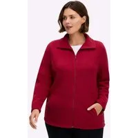 Sieh an! Fleecejacke Fleece-Jacke Langarm