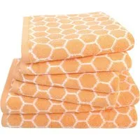 Dyckhoff Handtuch Set Pure Natural Honey, Frottier (Set, 6-St), BIO Baumwolle, GOTS