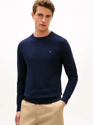 SEASONAL STRUCTURE CNECK dark night navy - Gr. - XXL