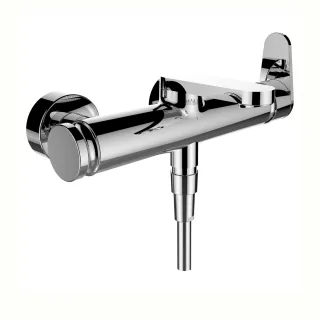 LAUFEN Wannenarmatur Aufputz THE NEW CLASSIC mit Zubehör Kunststoffschlauch 1600 mm und Handbrause T HF900560100600
