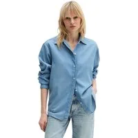 Marc O'Polo Jeansbluse aus TENCEL™ Lyocell-Baumwolle-Mix