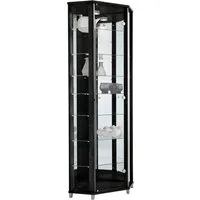 fif möbel Eckvitrine TRIO Höhe ca. 172 cm, ink. Beleuchtung Eckvitrine/Glasvitrine 1x Glastür, perfekt für Sammler, Sammlervitrine