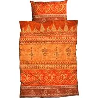 CASATEX Bettwäsche Indi, Biber, 2 teilig, romantisch, orientalisch, weich und gemütlich