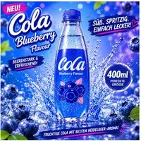 Candy & Bar Softgetränk Cola Blueberry Flavour 400ml