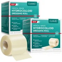 P-Beauty Cosmetic Accessories Wundpflaster Hydrocolloid Wundverband Pflaster Rolle Selbstklebend Wasserfest (2 St), Wundpflaster, Erste Hilfe, Notfallbehandlung, Wunddesinfektion