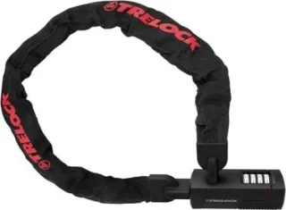 Trelock BC 480 7 Code Ketten-Zahlenschloss schwarz 110 cm