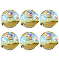 OLi Jumboball Realistisches Glitzer Knödel-Quetschspielzeug mit Bambus-Dampfgarer, Stressabbau-Spielzeug Dumpling-Squishy