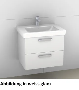 Artiqua 414 Waschtischunterschrank für Subway 2.0 7113FA, 7113FC Sangallo Grau quer, 414-WU2L-V67-71 414-WU2L-V67-7154-432