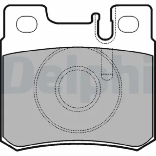 Delphi Bremsbel?ge hinten Mercedes LP946 4,2