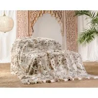 Wohndecke Felldecke (Kunstfell) "Schneeleopard", Wohnen und Accessoires GmbH & Co. KG, Pelzoptik