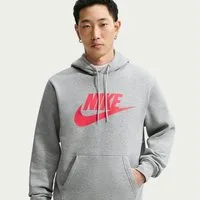Nike Sportswear Kapuzensweatshirt M NK CLUB BB PO GFX HOODIE mit Rundhalsausschnitt, Langarm-Design, aus Baumwolle und Polyester