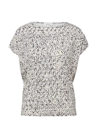 s.Oliver - T-Shirt beige/mehrfarbig - Gr. - 40