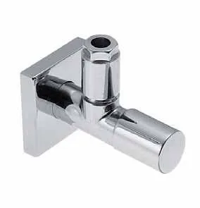 Kaja Aquadrat-Eckventil, DN 15 mit Schubrosette, Anschluß 3/ 8", chrom 22801-C