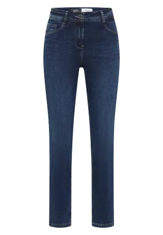 CECIL - Jeans im Slim Fit mid blue wash - Gr. - 28