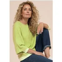 bianca Strickpullover RABEA in kuscheligem Feinstrick in Trendfarbe