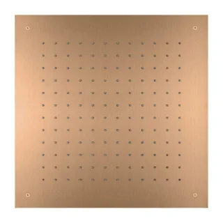 Herzbach Design iX PVD Regenbrause 21.655000.2.39 Deckeneinbau, 500x500mm, Copper Steel