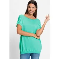 heine Strickpullover Pullover Kurzarm Feinstrick