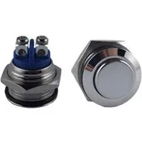 TronicXL Türklingelknopf Klingeltaster 19mm Klingel Taster Knopf Drücker Metall Türklingel