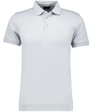 RAGMAN - Pima-Polo mit Bund silber - Gr. - XXL