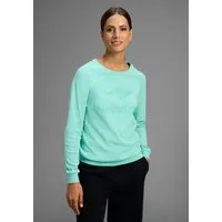 KangaROOS Sweatshirt mit Rundhalsausschnitt, Langarm, aus Baumwolle, bequeme Passform