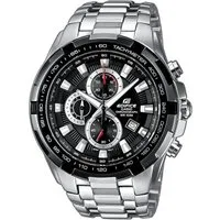 CASIO EDIFICE Chronograph EF-539D-1AVEF, Quarzuhr, Armbanduhr,Herrenuhr,Edelstahlarmband,bis 10 bar wasserdicht