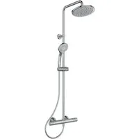 Ideal Standard Duschsystem Ceratherm T25, Höhe 111.70 cm, mit Thermostatkartusche, Wasser- und Energiesparend, Cool