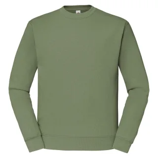 Fruit of the Loom - "Classic" Sweatshirt für Herren/Damen Unisex angesetzte Ärmel (Klassisch Olivgrün)