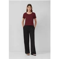 s.Oliver Chinos Hose Strukturierte Jerseyhose mit Elastikbund