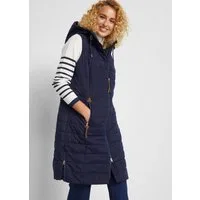 bonprix Longweste Loose Fit, sportlicher Stil, Seitenschlitze mit Reißverschluss
