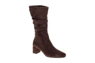 CAPRICE Damenstiefel 25303-47-302 dunkelbraun Stretch Schaft eckiger Absatz