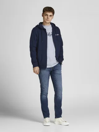 JACK&JONES - JJIGLENN JJFOX GE 204 50SPS NOOS Blue Denim - Gr. - 30