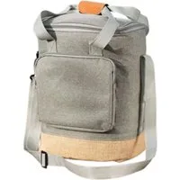 Home-trends24.de Kühltasche Rucksack Tasche Grau Isolierend Kühlbox Modern Henkel