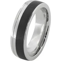 DOOSTI Trauring Schmuck Geschenk Edelstahl Trauring Ehering Partnerring LIEBE, Made in Germany, wahlweise mit oder ohne Zirkonia