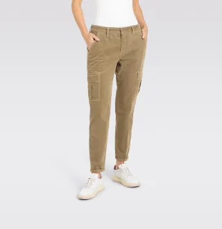 MAC - MAC JEANS - RICH CARGO, Baby soft corduroy grün - Gr. - 40/OL