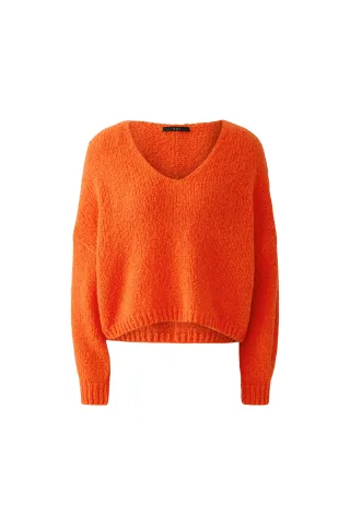 Oui - Pullover orangeade - Gr. - 40