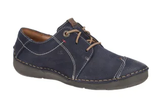 Josef Seibel Damen FERGEY 20 Halbschuhe Ocean Blau Nubuck G-Weite