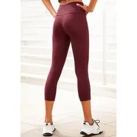 LASCANA Caprileggings mit breitem weichem Bündchen, Loungewear