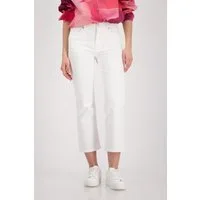Monari 7/8-Jeans Hose Jeans Reglar fit mit geflochtenem Bunddetail