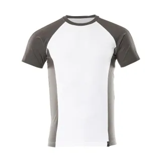 MASCOT Potsdam T-Shirt Weiß / Dunkelanthrazit M - 50567-959-0618-M