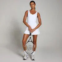 MP Damen Tempo Tenniskleid – Weiß - M