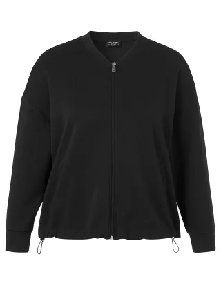 VIA APPIA DUE - Jacke Kragen 1/1 Arm Zipper schwarz - Gr. - 46