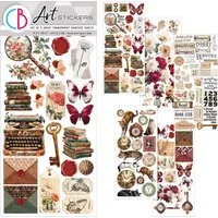 Ciao Bella Sticker Art Stickers 'Book Lovers, 12 x 26 cm, 5 Blatt
