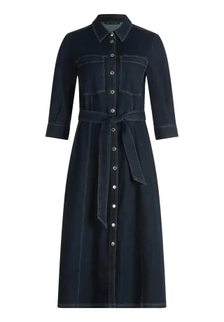 Betty Barclay - Hemdblusenkleid dark blue denim - Gr. - 40