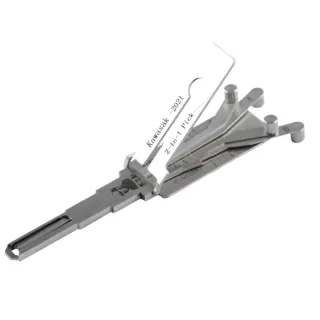 LISHI 2 In 1 Decoder Lock Pick Tool Motor Ninja Z400 Copy Key Locksmith Tool