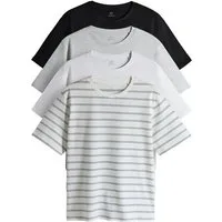 The Set T-Shirt The Set Relaxed Fit Kurzarm-T-Shirts, 4er-Pack (4-tlg)