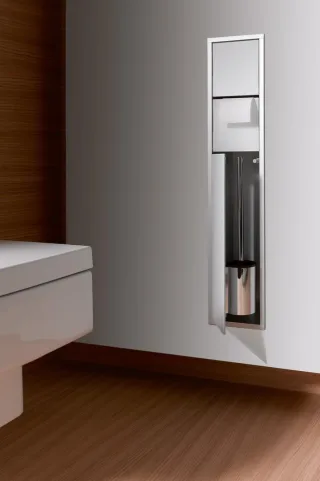 emco WC-Modul asis 150 Unterputz, 809 mm, aluminium / optiwhite ohne Einbaurahmen, 975027450 975027450
